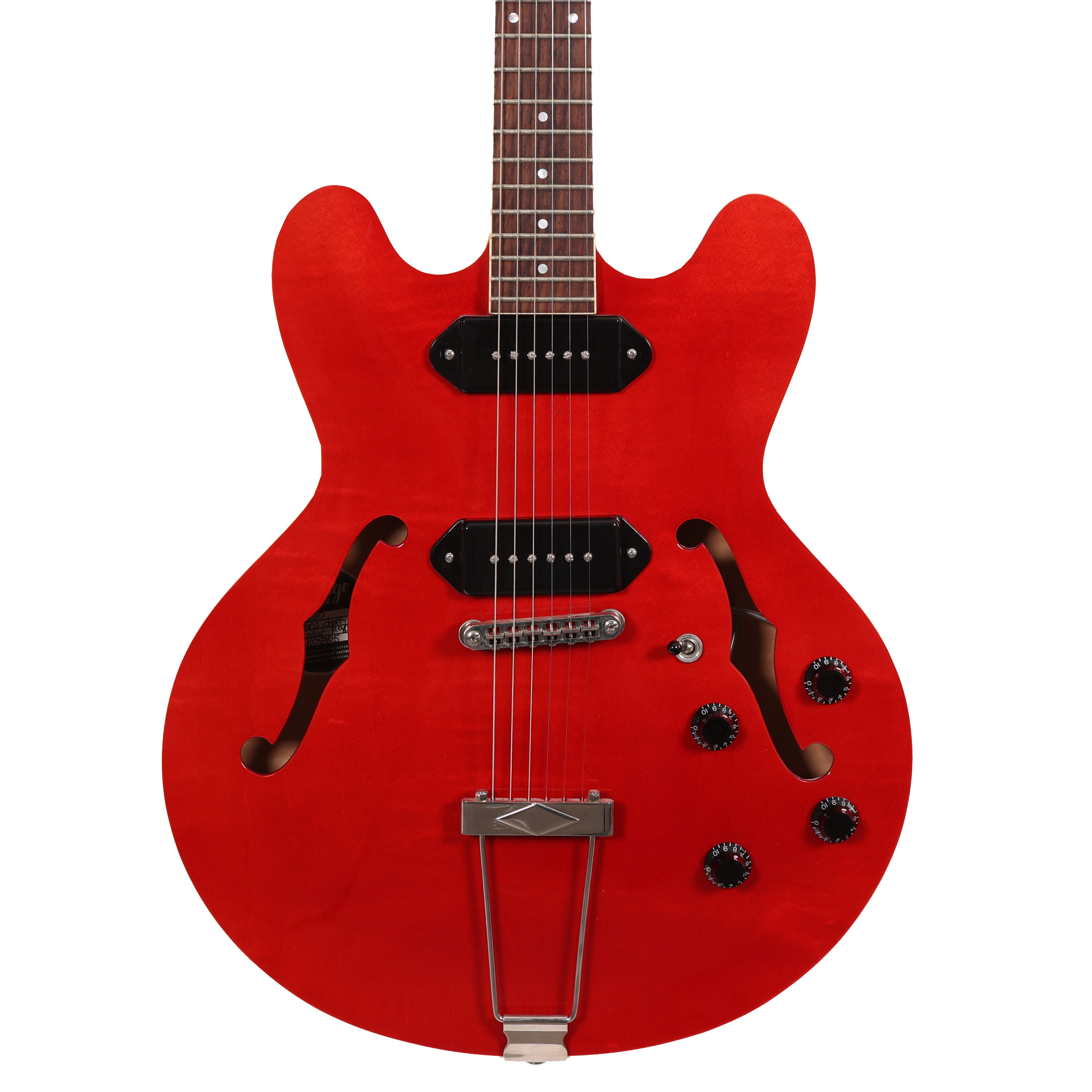 Second Hand Heritage Standard H-530 Semi-Hollow Electric Guitar in Trans Cherry 664